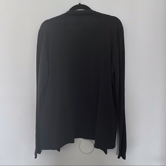 NWT J. Crew Factory Cascading cardigan in black - Picture 6 of 8